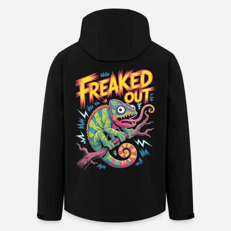 Chemise caméléon flippée - Veste softshell homme en polyester recyclé Stanley/Stella - noir