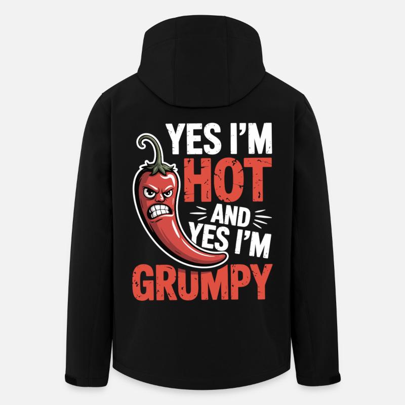 T-Shirt Scharfmacher - Scharf und badtemper - Veste softshell homme en polyester recyclé Stanley/Stella - noir