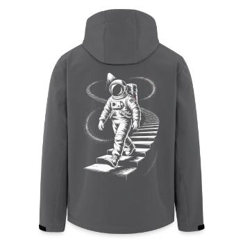 Astronaut Spacewalker Space Shirt - Men’s Recycled Softshell Jacket by Stanley/Stella - black - Back - AI Model Male 185 light (185cm)