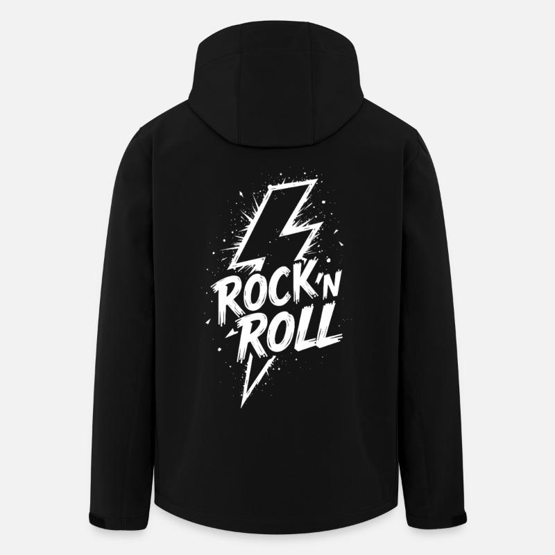 Rock 'n' Roll Blitz - Veste softshell homme en polyester recyclé Stanley/Stella - noir