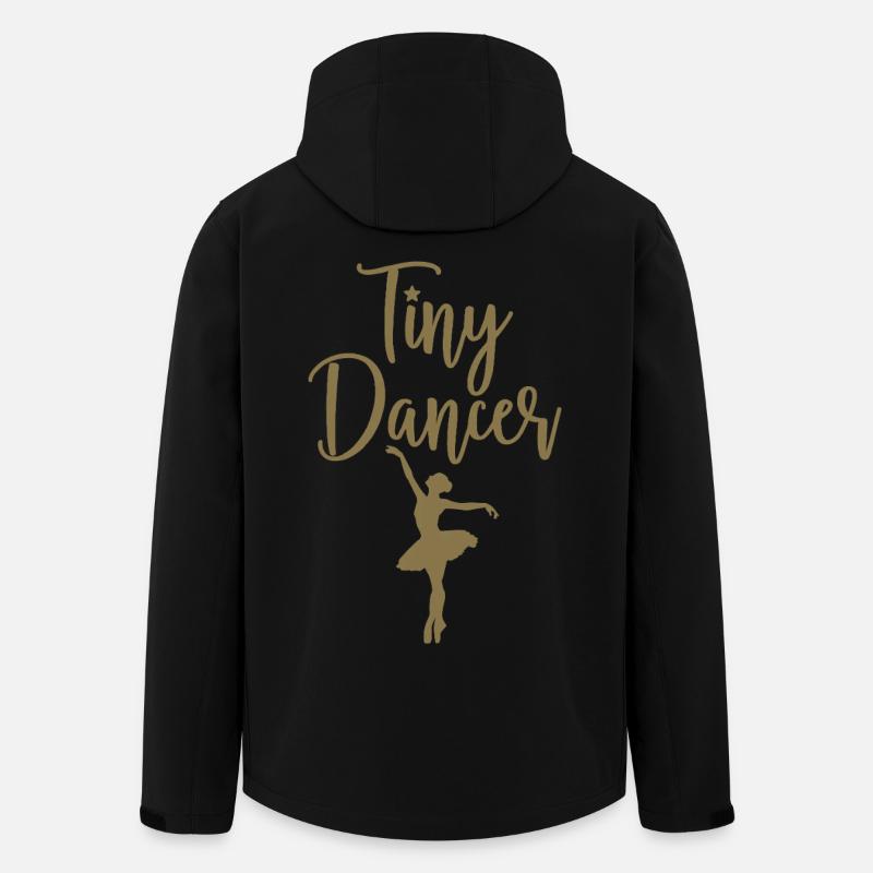 Tiny Dancer - Silhouette de ballerine - Veste softshell homme en polyester recyclé Stanley/Stella - noir