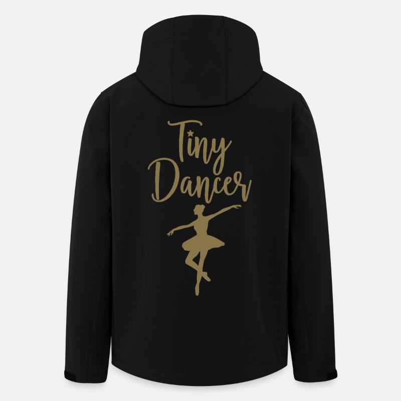 Tiny Dancer - Ballerina Silhouette - Recycelte Männer Softshell-Jacke von Stanley/Stella - Schwarz