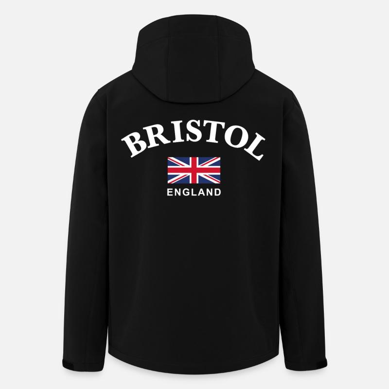 Bristol, England - Men’s Recycled Softshell Jacket by Stanley/Stella - black
