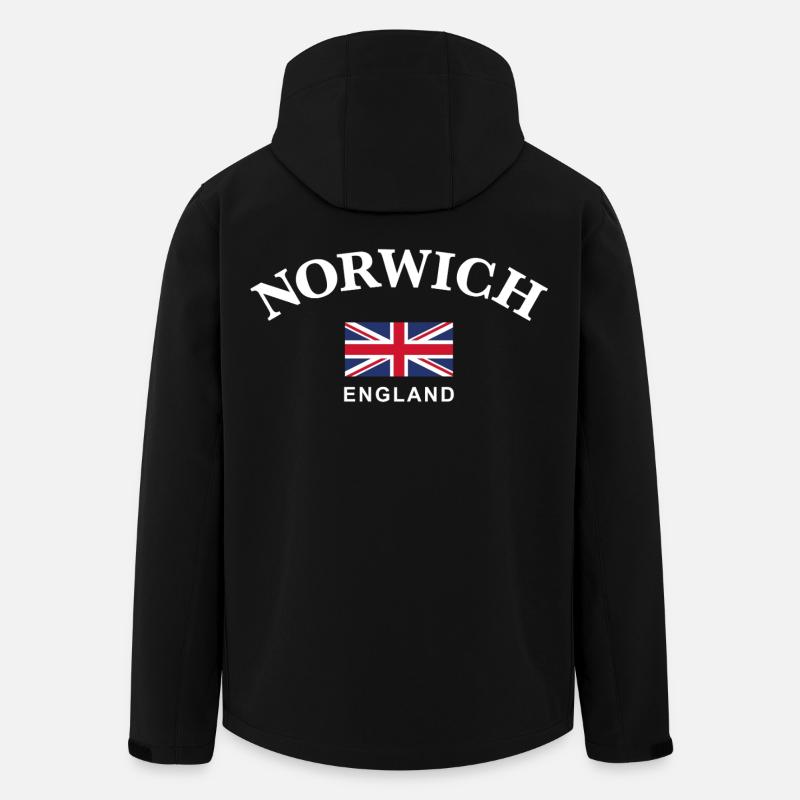 Norwich, Angleterre - Veste softshell homme en polyester recyclé Stanley/Stella - noir