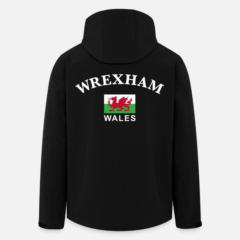 Wrexham, Wales - Recycelte Männer Softshell-Jacke von Stanley/Stella - Schwarz