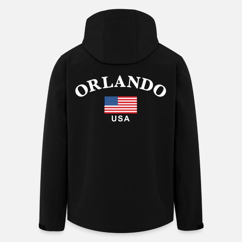 Orlando, USA - Recycelte Männer Softshell-Jacke von Stanley/Stella - Schwarz