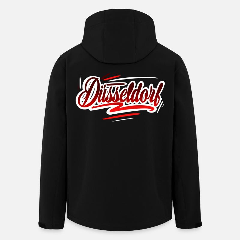 Düsseldorf - Recycelte Männer Softshell-Jacke von Stanley/Stella - Schwarz