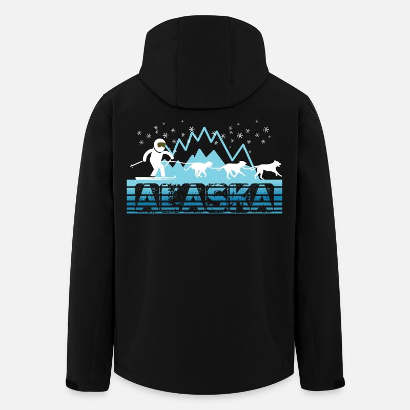 Alaska - Men’s Recycled Softshell Jacket by Stanley/Stella - black