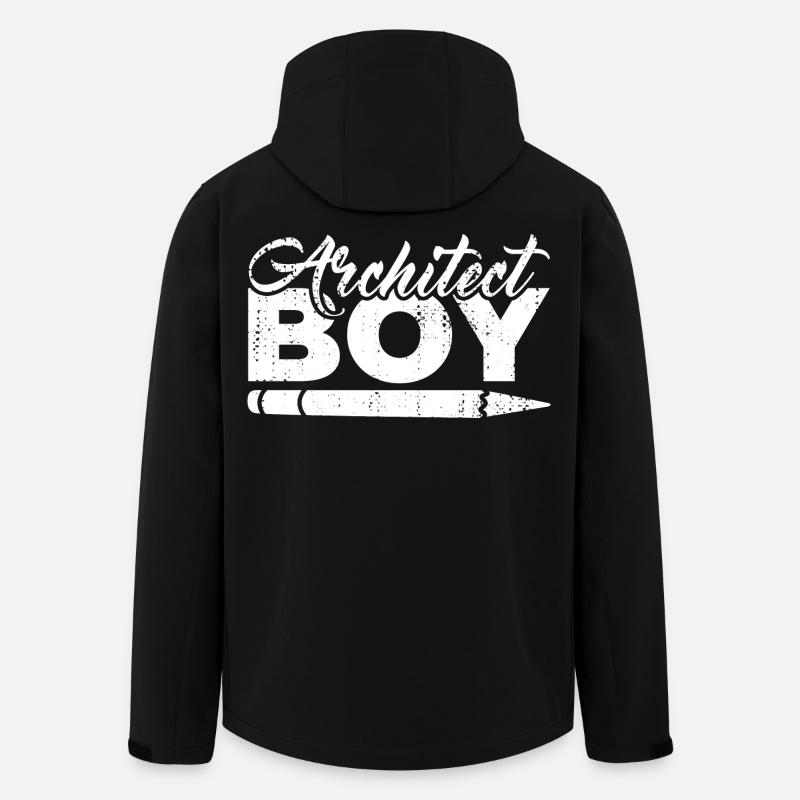 Architekt Junge - Recycelte Männer Softshell-Jacke von Stanley/Stella - Schwarz