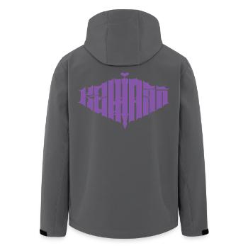 Kawaii Metal – Y2K x Heavy Metal Schriftzug - Recycelte Männer Softshell-Jacke von Stanley/Stella - Schwarz - Hinten - AI Model Male 185 light (185cm)