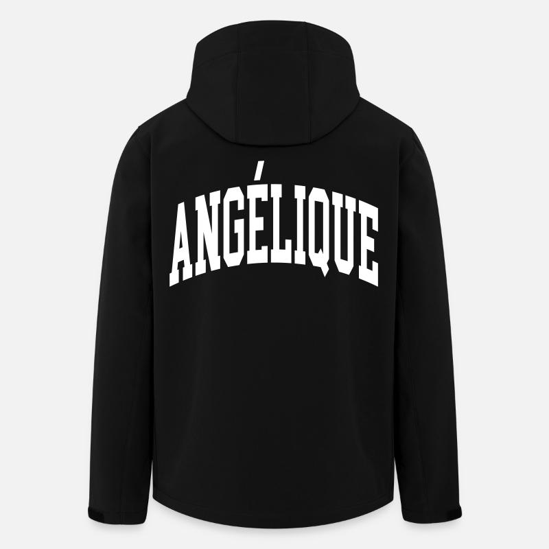 Angélique - Recycelte Männer Softshell-Jacke von Stanley/Stella - Schwarz