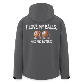 Baseball humour Citation sincère T-Shirt - Veste softshell homme en polyester recyclé Stanley/Stella - noir - Dos - AI Model Male 185 light (185cm)