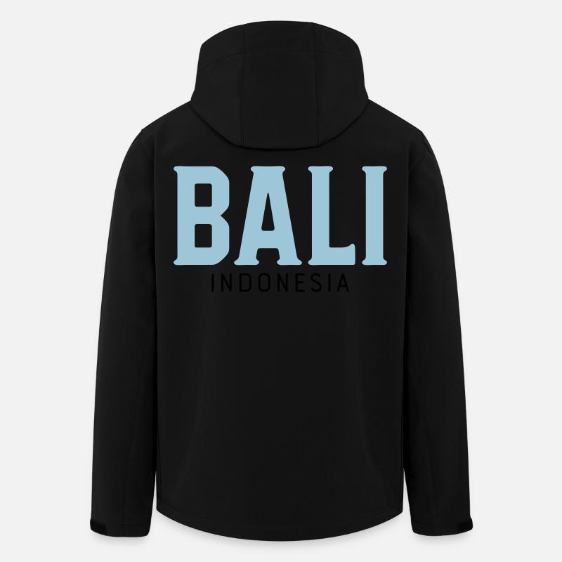 Bali - Recycelte Männer Softshell-Jacke von Stanley/Stella - Schwarz