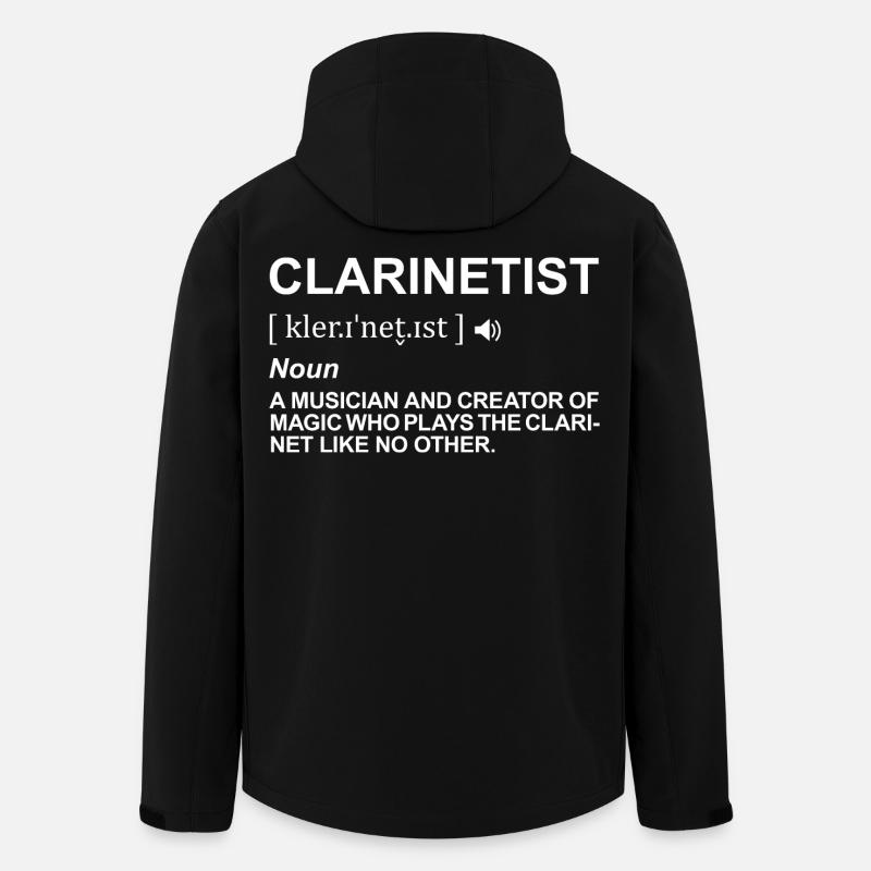 Clarinet player definition - Men’s Recycled Softshell Jacket by Stanley/Stella - black