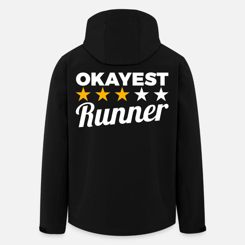 Average Runner - Men’s Recycled Softshell Jacket by Stanley/Stella - black