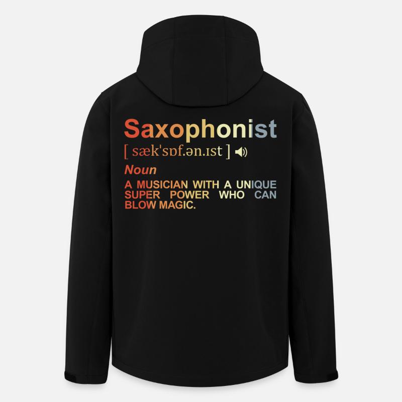 Saxophonist Bedeutung - Recycelte Männer Softshell-Jacke von Stanley/Stella - Schwarz