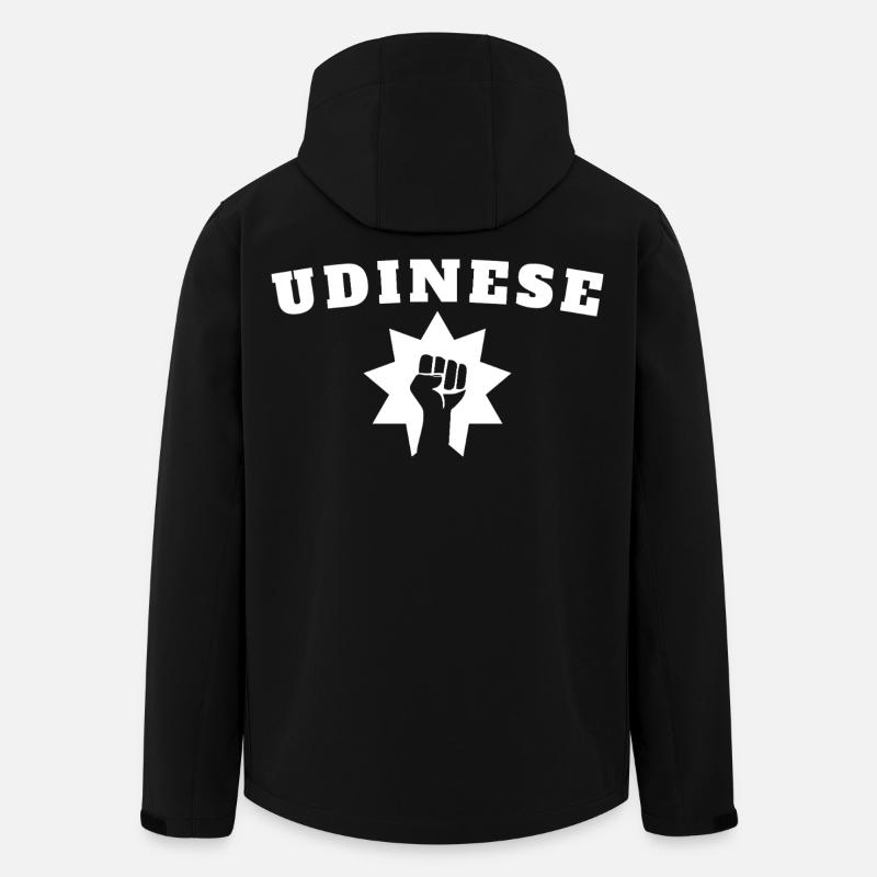 Udinese - Recycelte Männer Softshell-Jacke von Stanley/Stella - Schwarz