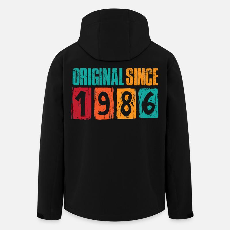 Original since 1986 - Recycelte Männer Softshell-Jacke von Stanley/Stella - Schwarz