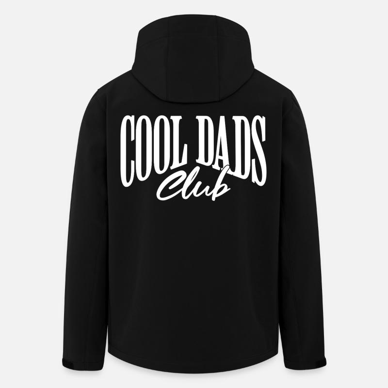 Cool Dads Club - Recycelte Männer Softshell-Jacke von Stanley/Stella - Schwarz