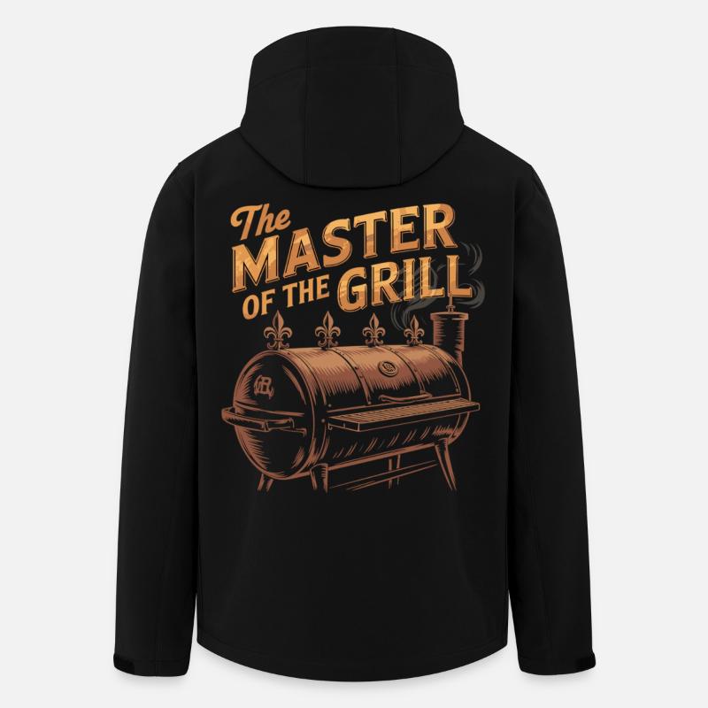 Barbecue Legende - Recycelte Männer Softshell-Jacke von Stanley/Stella - Schwarz