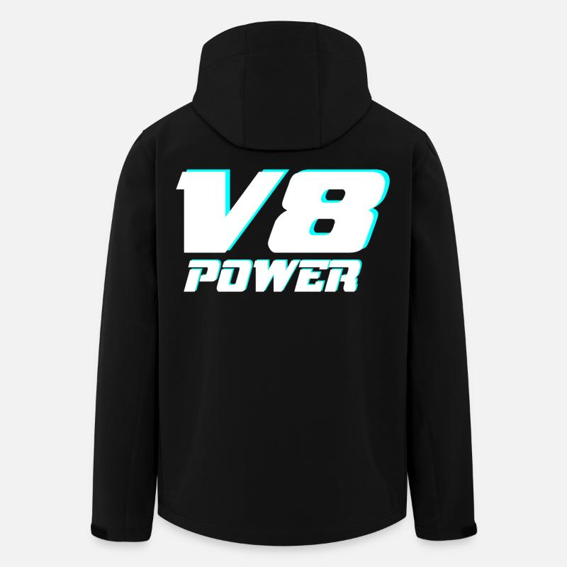 V8 - Veste softshell homme en polyester recyclé Stanley/Stella - noir