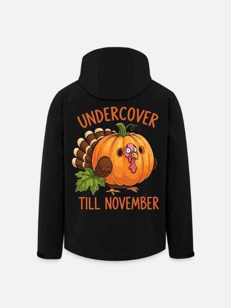 Undercover Turkey - Men’s Recycled Softshell Jacket by Stanley/Stella - black