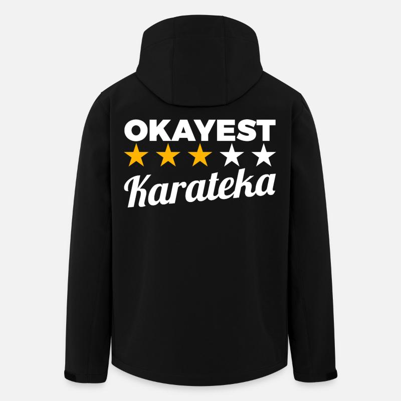 Average Karateka - Men’s Recycled Softshell Jacket by Stanley/Stella - black