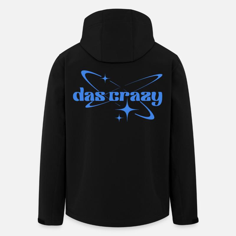 DasCrazy Raumlogo Orbit-Sterne - Recycelte Männer Softshell-Jacke von Stanley/Stella - Schwarz