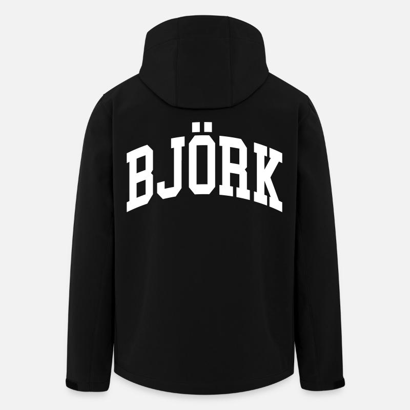 Björk - Recycelte Männer Softshell-Jacke von Stanley/Stella - Schwarz