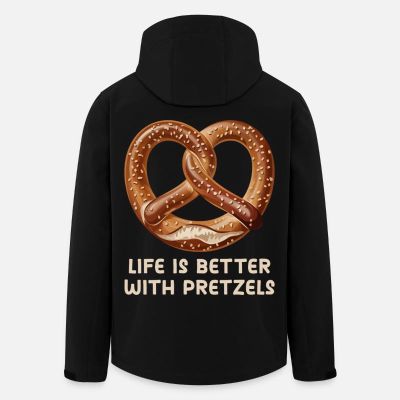 Bretzels Dire Bretzel Bretzel Bretzel Baker - Veste softshell homme en polyester recyclé Stanley/Stella - noir