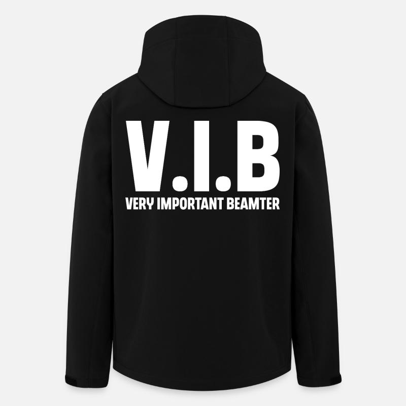 Beamter - Recycelte Männer Softshell-Jacke von Stanley/Stella - Schwarz