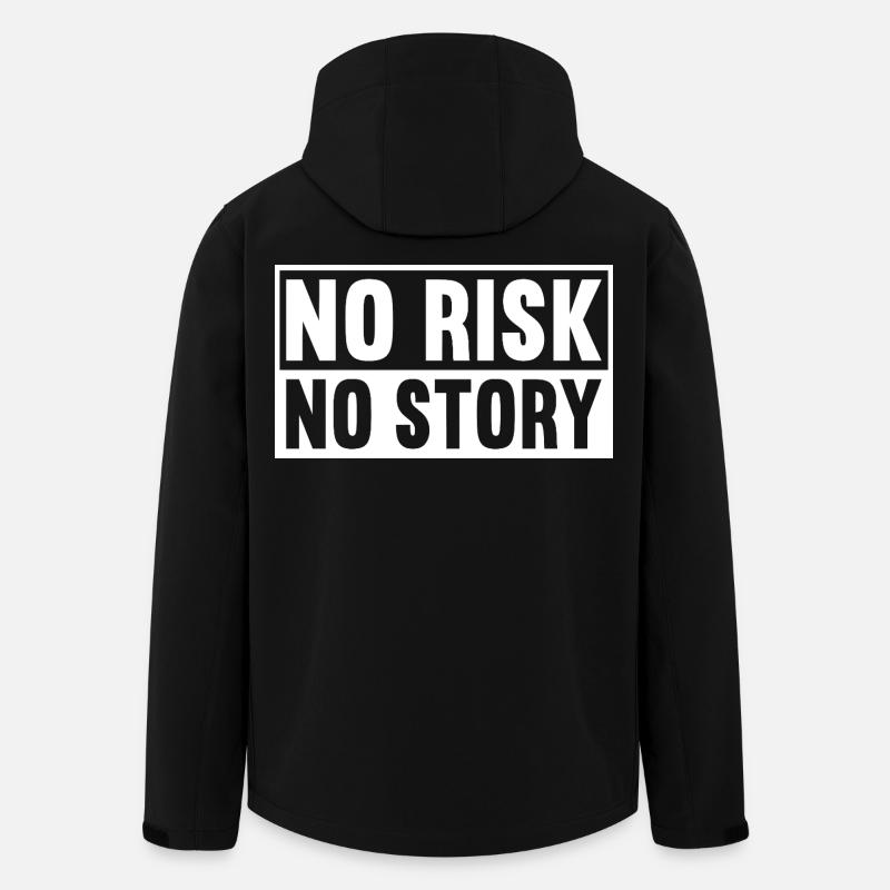 Pas de risque, pas d’histoire - Veste softshell homme en polyester recyclé Stanley/Stella - noir