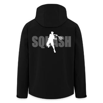 Courge - Veste softshell homme en polyester recyclé Stanley/Stella - noir - Dos - AI Model Male 185 light (185cm)
