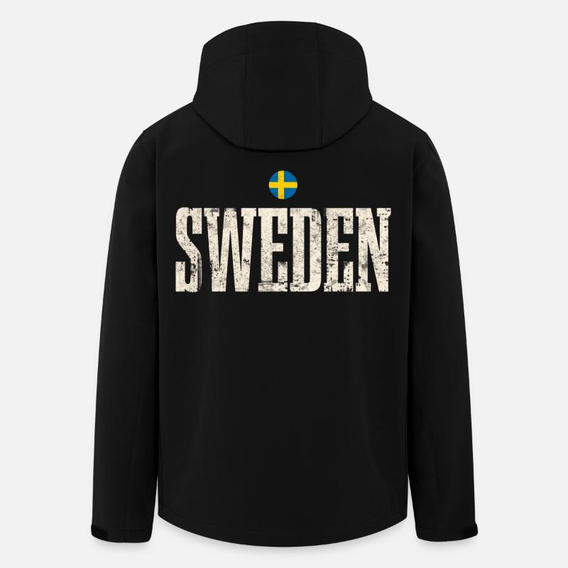 Schweden - Recycelte Männer Softshell-Jacke von Stanley/Stella - Schwarz