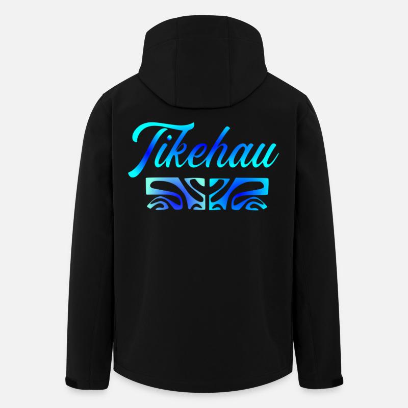 TIKEHAU (Lagunenblau) - Recycelte Männer Softshell-Jacke von Stanley/Stella - Schwarz