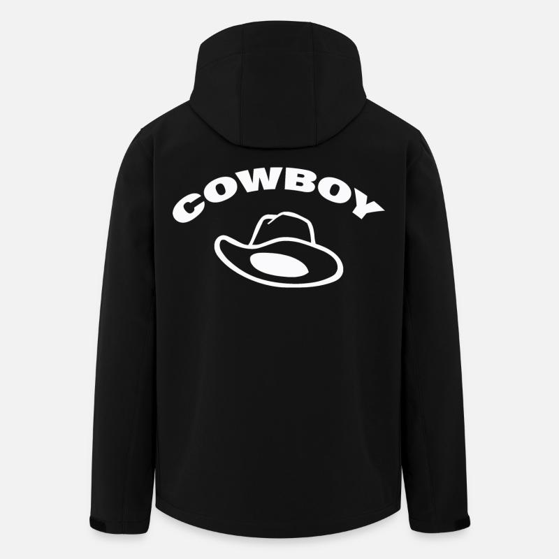 COWBOY - Recycelte Männer Softshell-Jacke von Stanley/Stella - Schwarz