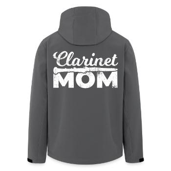 Clarinette maman - Veste softshell homme en polyester recyclé Stanley/Stella - noir - Dos - AI Model Male 185 light (185cm)