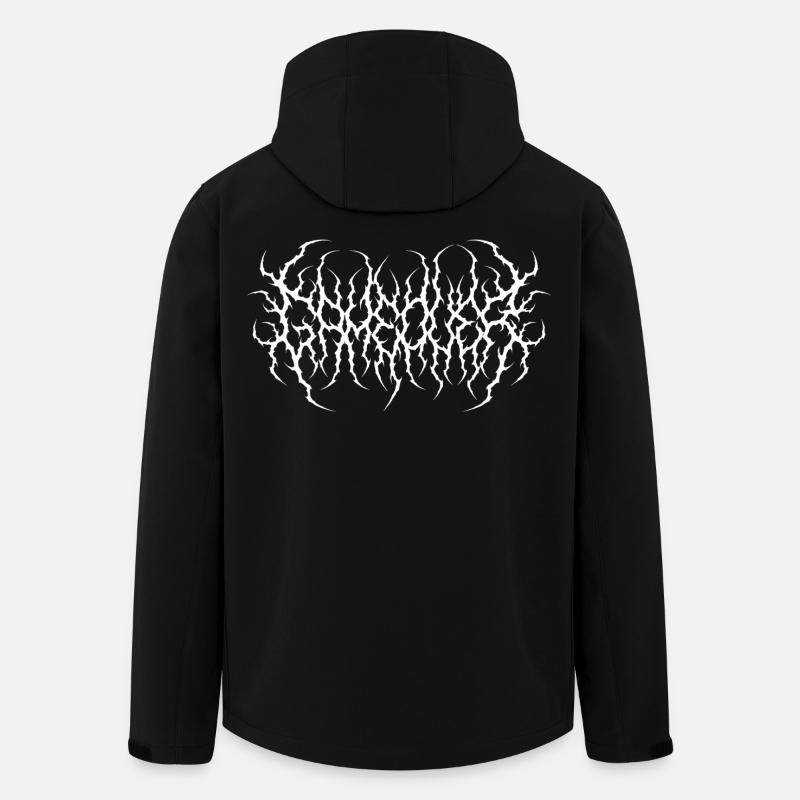 Death Metal Game Over Text Shirt - Veste softshell homme en polyester recyclé Stanley/Stella - noir