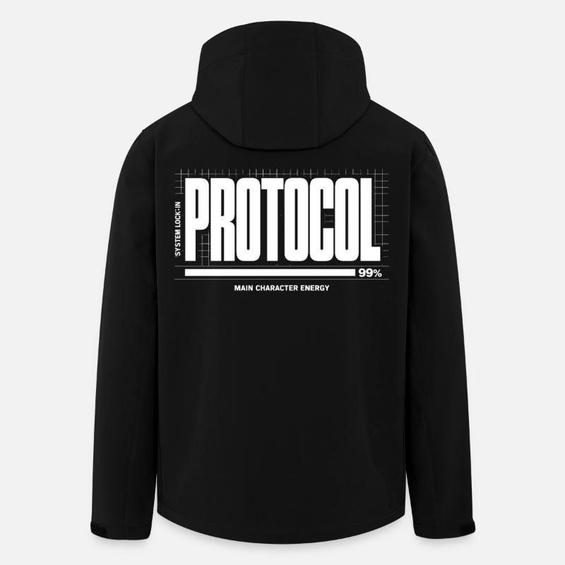 Projet System Down Imparfait - Veste softshell homme en polyester recyclé Stanley/Stella - noir