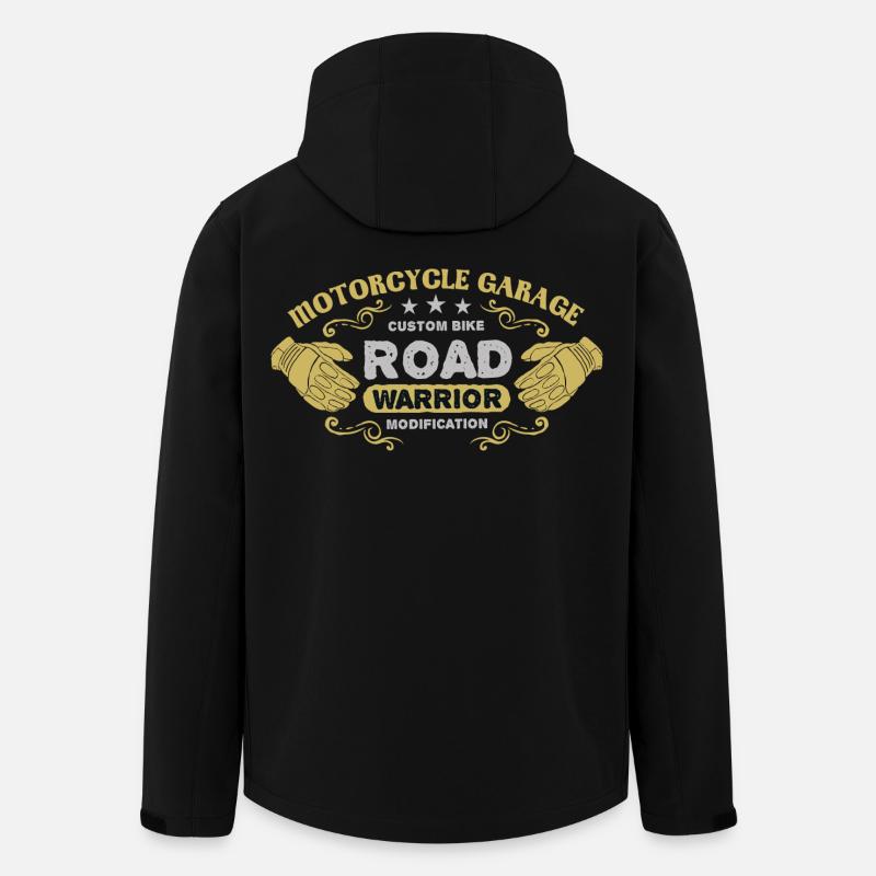 Motorcyclists - Men’s Recycled Softshell Jacket by Stanley/Stella - black