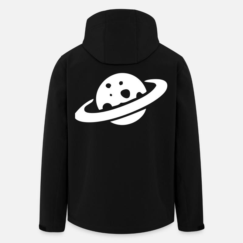 Saturn - Recycelte Männer Softshell-Jacke von Stanley/Stella - Schwarz