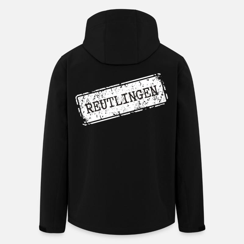 Reutlingen - Recycelte Männer Softshell-Jacke von Stanley/Stella - Schwarz