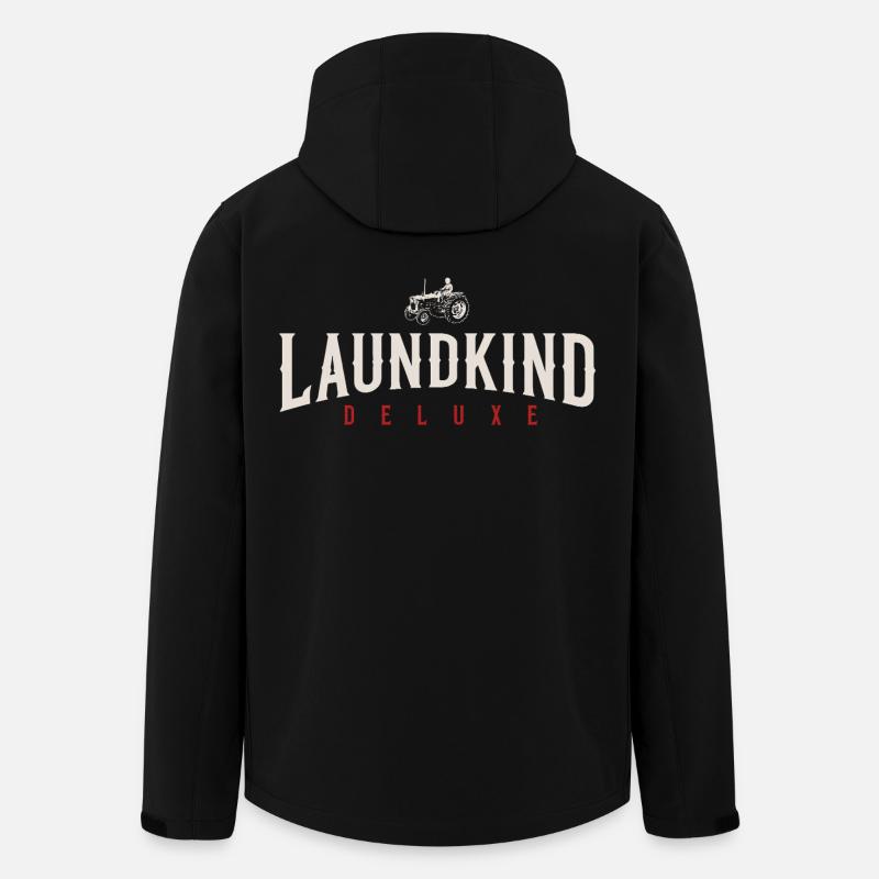 Laundkind - Men’s Recycled Softshell Jacket by Stanley/Stella - black