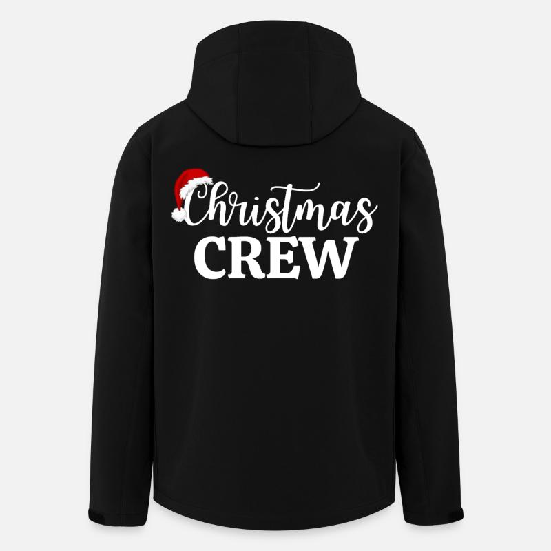 Équipage de Noël - Veste softshell homme en polyester recyclé Stanley/Stella - noir