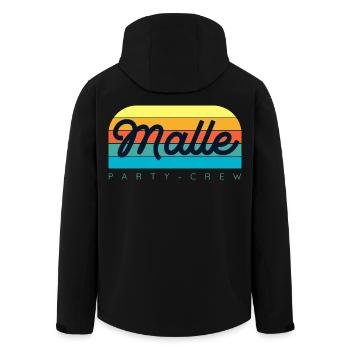 Malle Party Crew - Veste softshell homme en polyester recyclé Stanley/Stella - noir - Dos - AI Model Male 185 light (185cm)