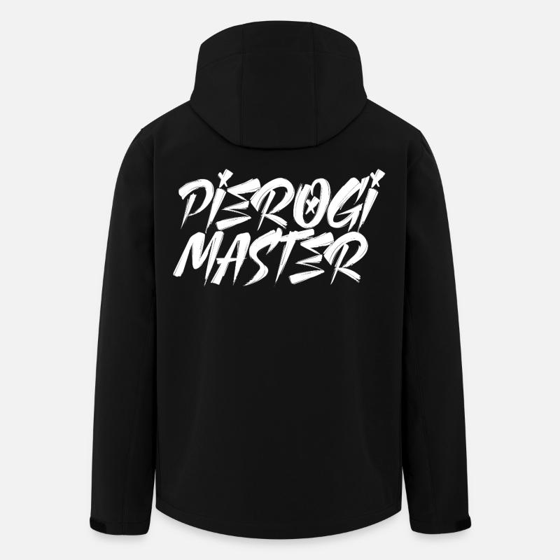 Polnisch Pierogi Master Polen Geschenk - Recycelte Männer Softshell-Jacke von Stanley/Stella - Schwarz