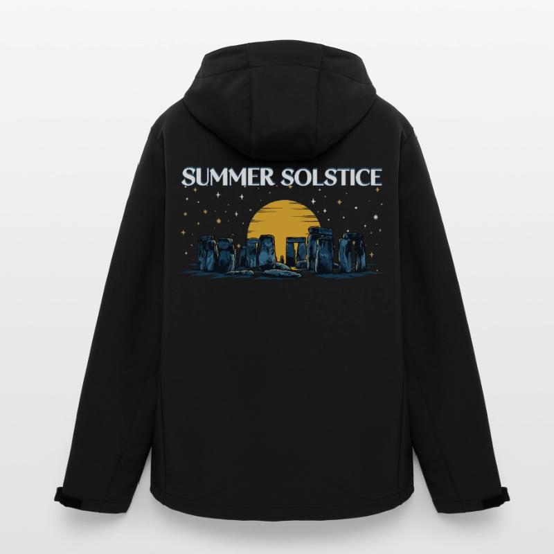 Litha Pagan Summer Solstice Midsummer Midsommar Men’s Recycled Softshell Jacket by Stanley/Stella