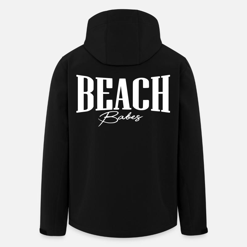 fille de plage de plage - Veste softshell homme en polyester recyclé Stanley/Stella - noir