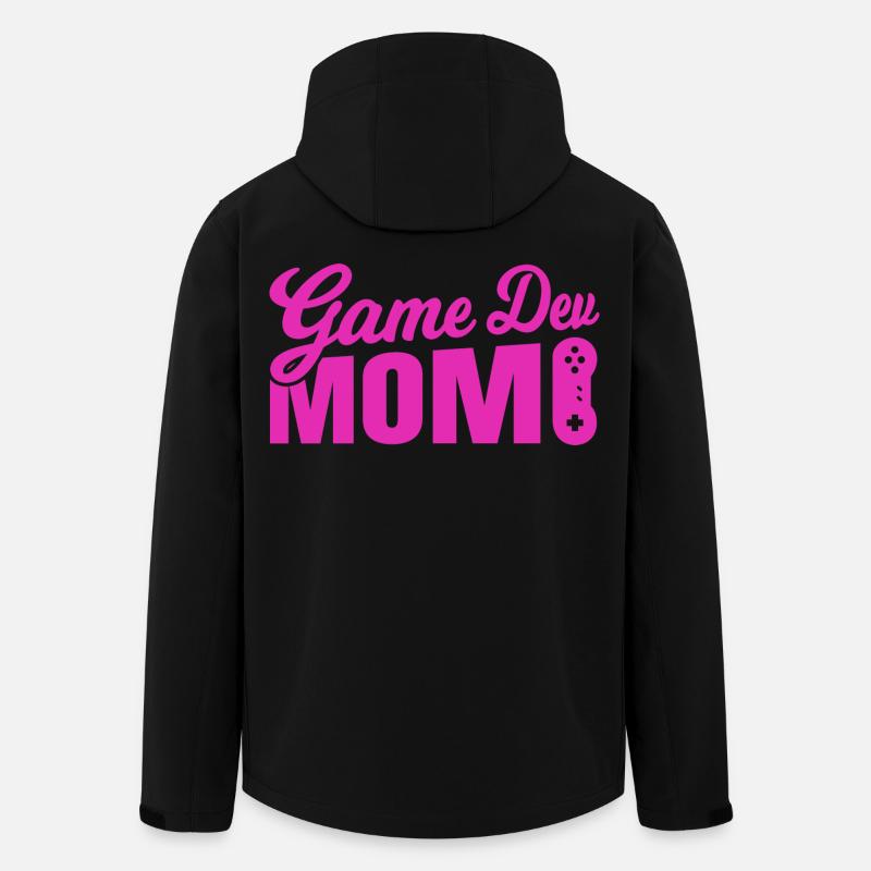 Spielentwickler Mutter - Recycelte Männer Softshell-Jacke von Stanley/Stella - Schwarz