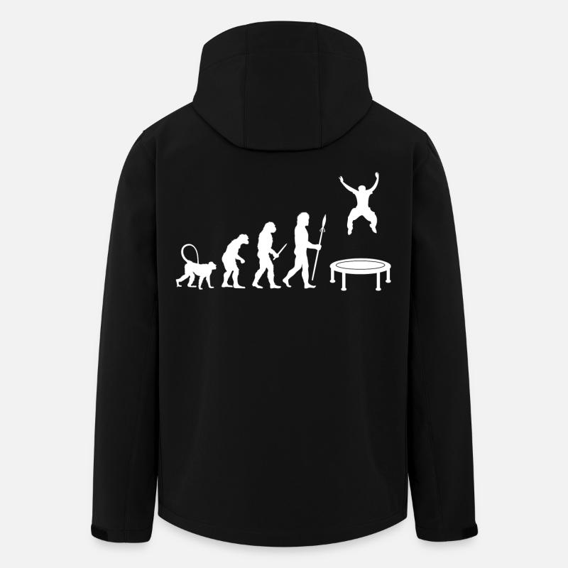 Trampoline Jumper Development - Men’s Recycled Softshell Jacket by Stanley/Stella - black